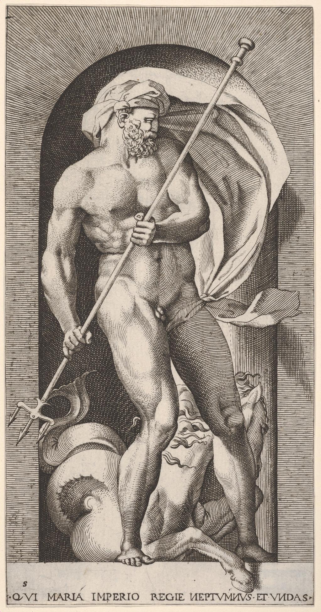 Poseidon Devotional Candle