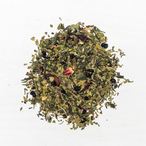 Flight of Hermes - Hibiscus Peppermint Green Tea