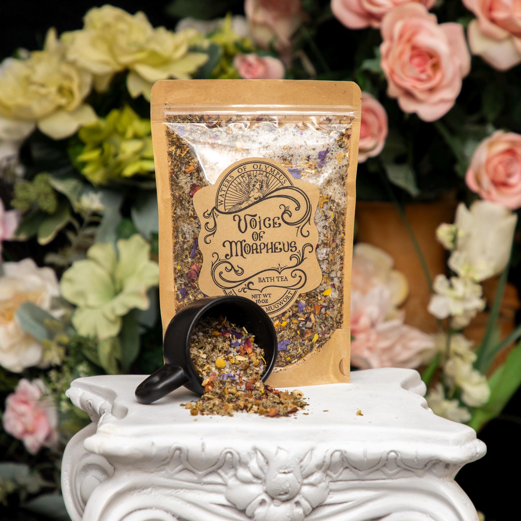 Voice of Morpheus Blue Lotus & Mugwort Chamomile Bath Tea