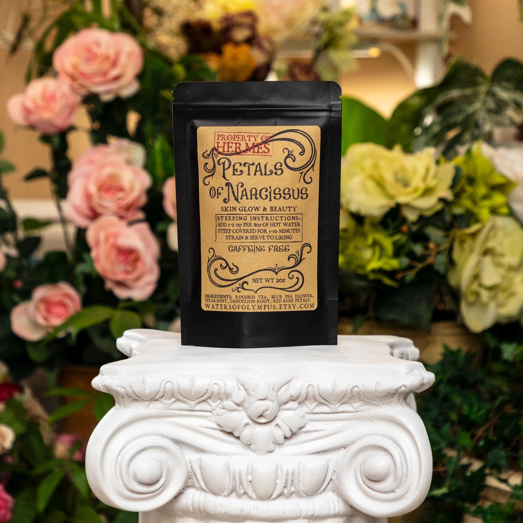 Petals of Narcissus Spearmint Floral Rooibos Tea Blend