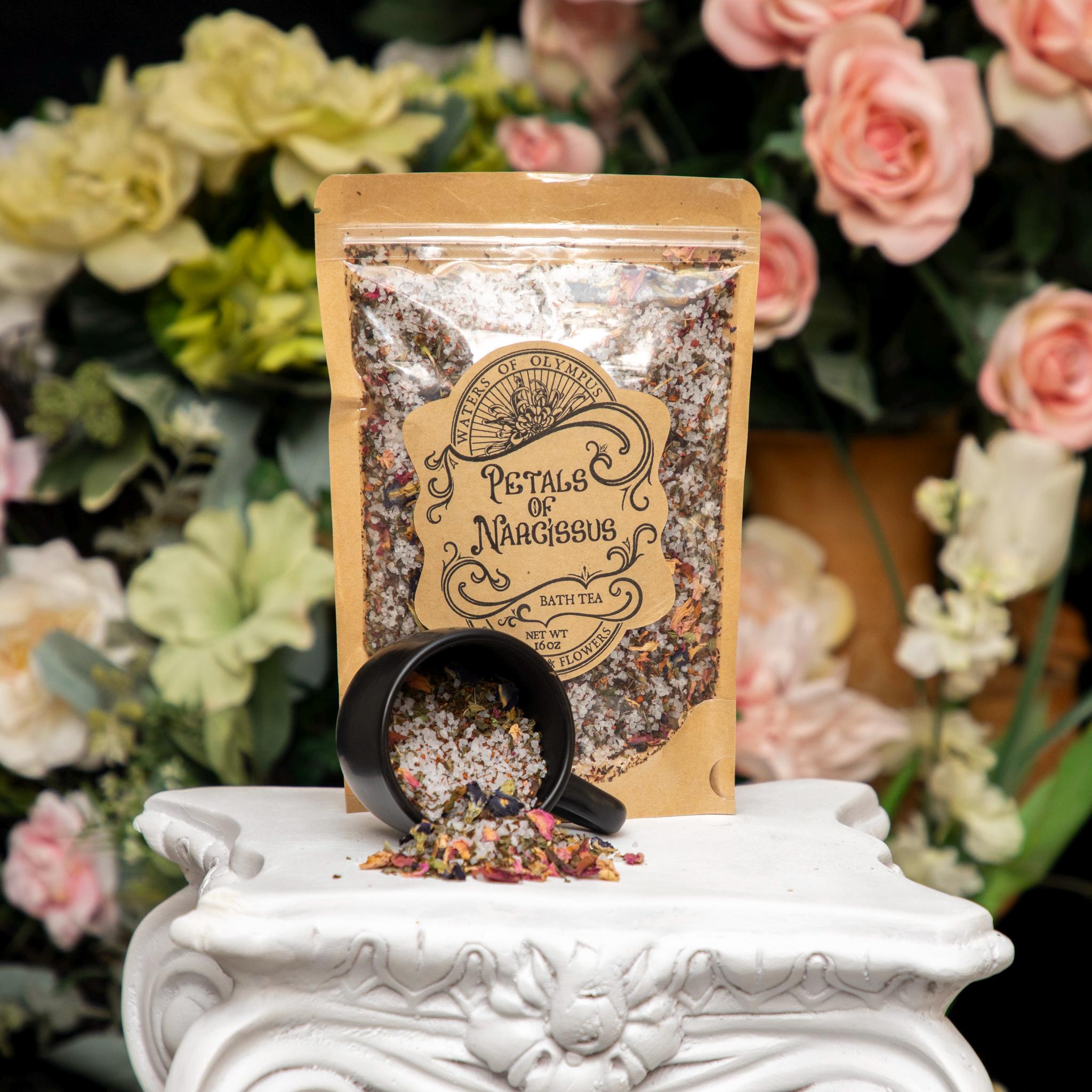 Petals of Narcissus Spearmint & Flowers Bath Tea