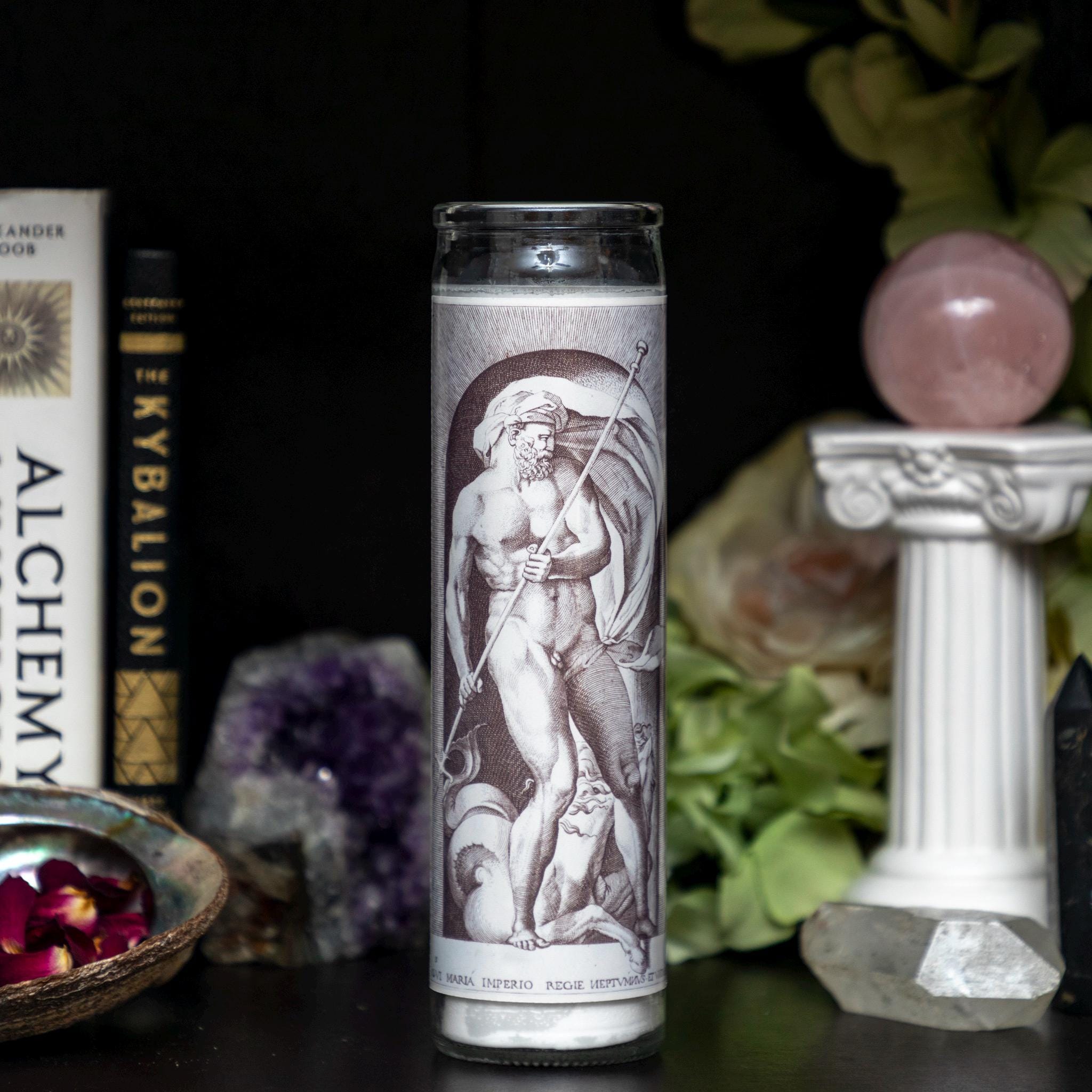 Poseidon Devotional Candle