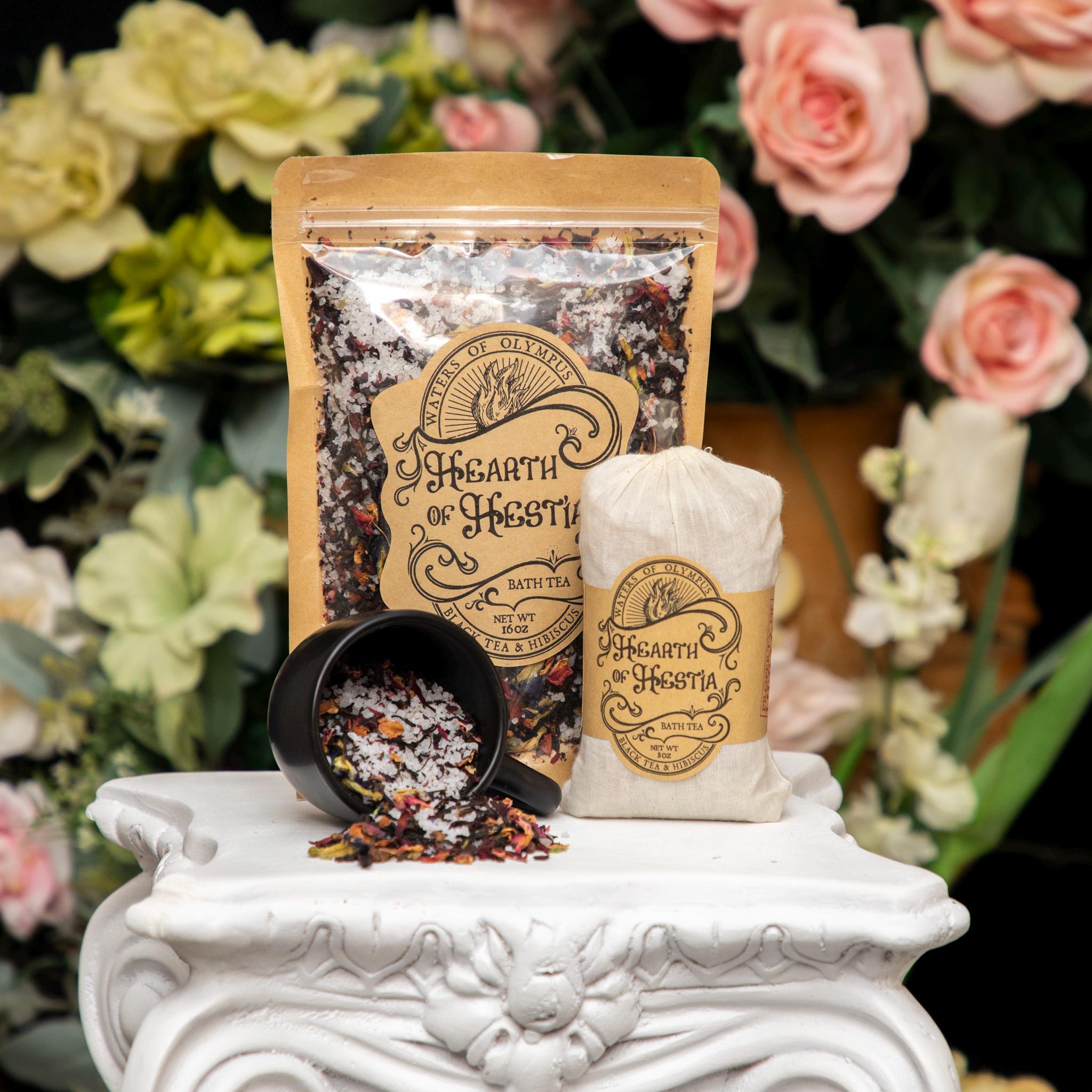 Hearth of Hestia Black Tea & Hibiscus Bath Tea | Hearth of Hestia Bath Tea Blend