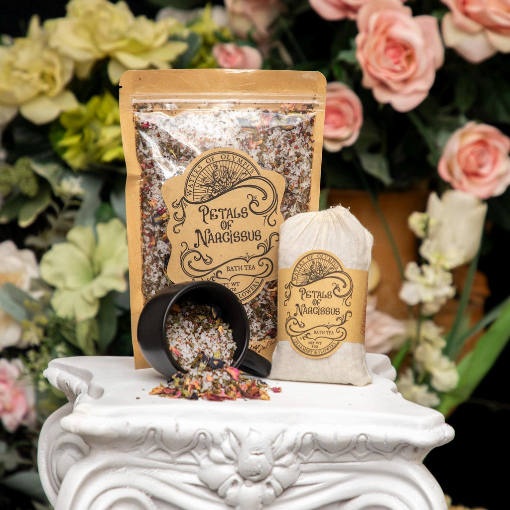 Petals of Narcissus Spearmint & Flowers Bath Tea