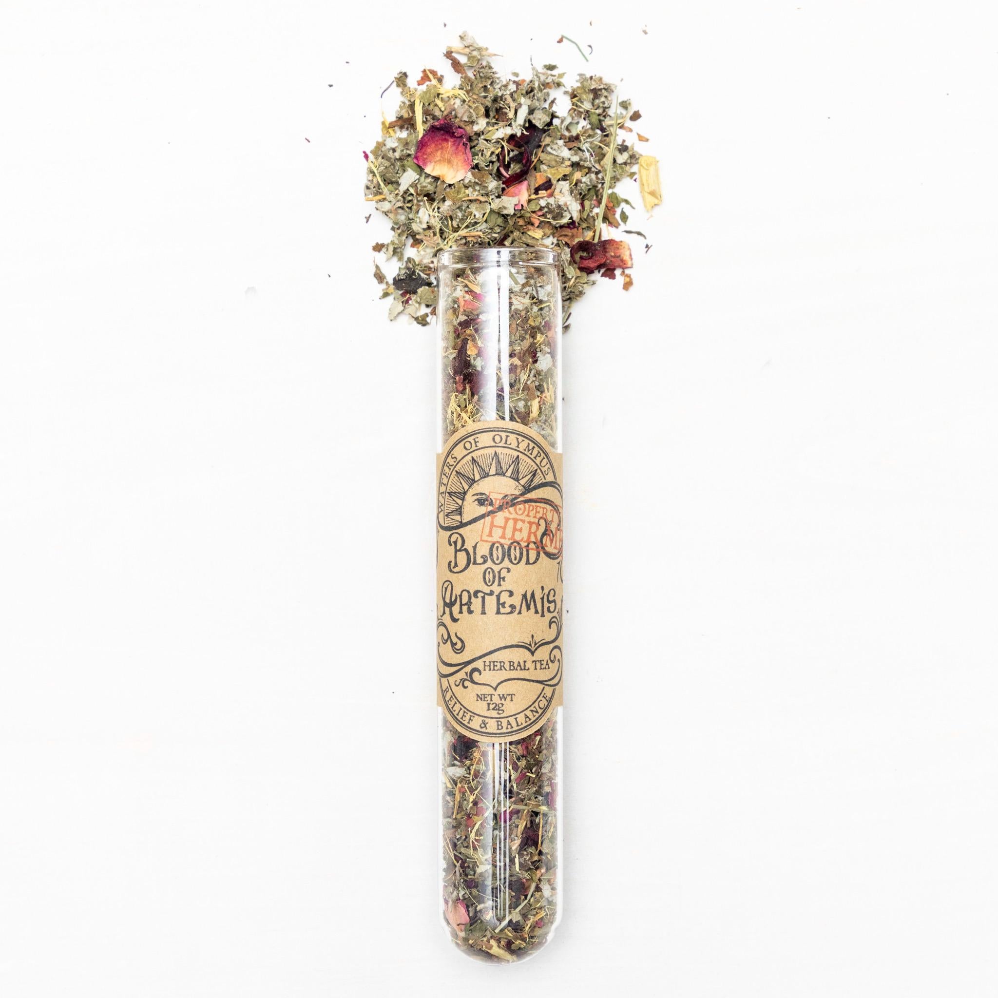 Blood of Artemis Vial - Hibiscus Raspberry Leaf