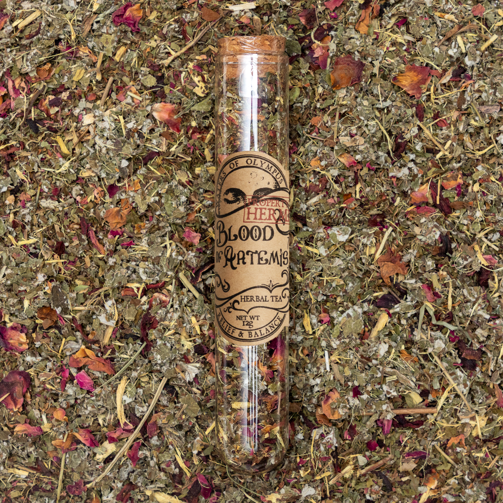 Blood of Artemis Vial - Hibiscus Raspberry Leaf