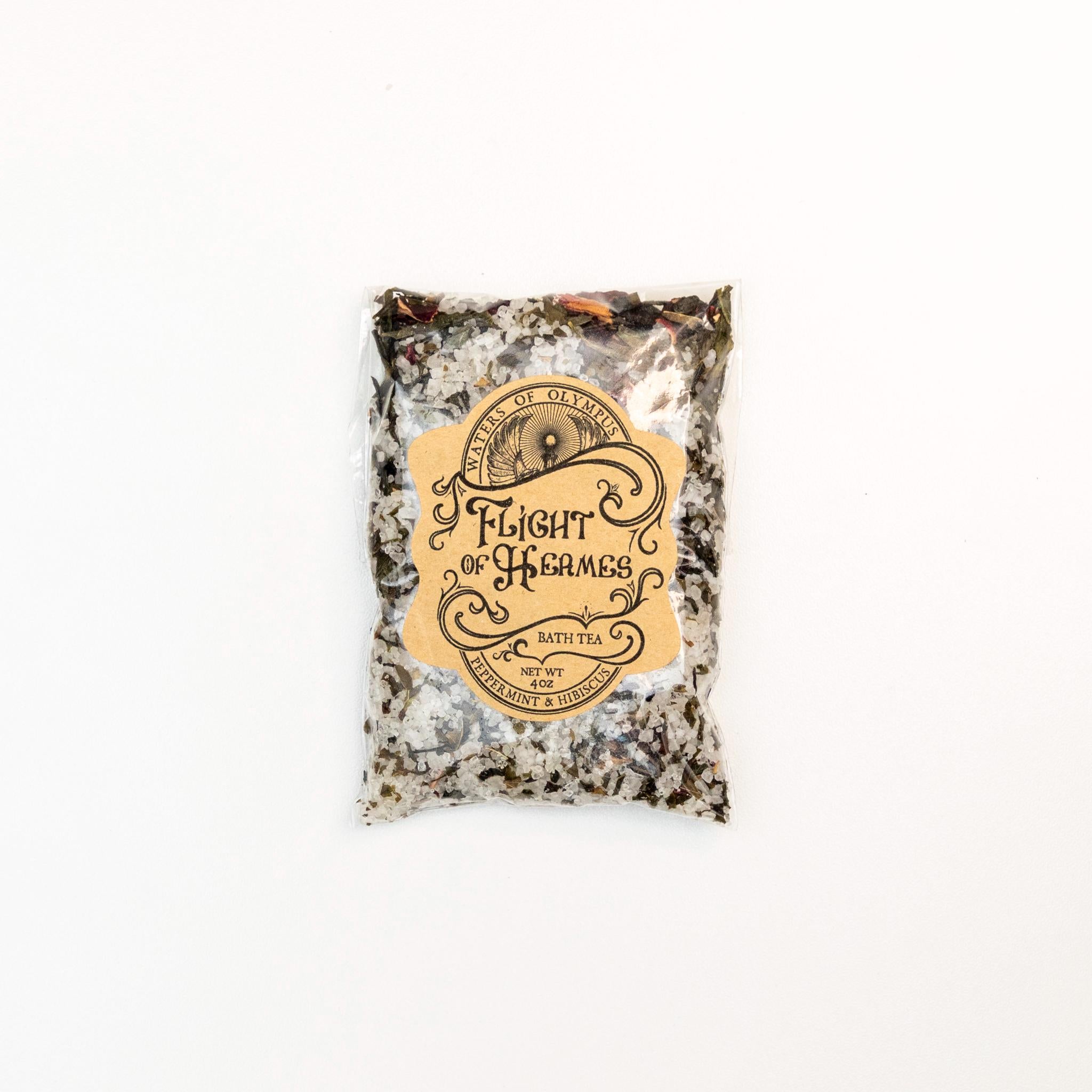 Flight of Hermes Peppermint & Hibiscus Bath Tea