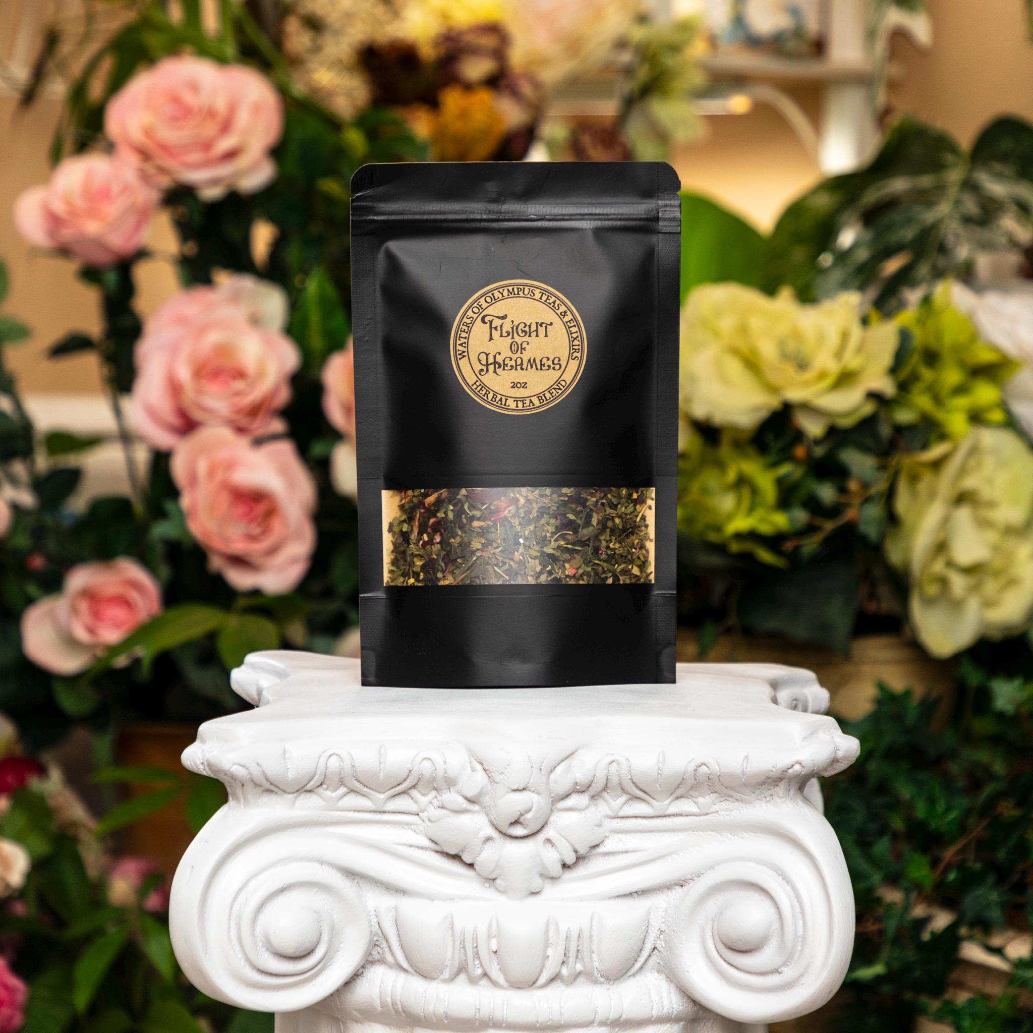Flight of Hermes Hibiscus Peppermint Green Tea Blend